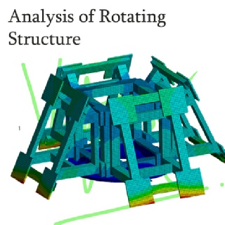 FEA of Rotating Frame under Centrifugal forces at Vaftsy